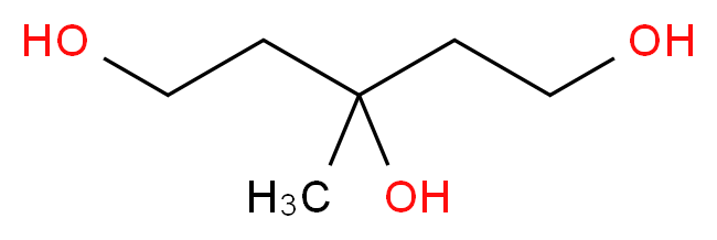 3-甲基-1,3,5-戊三醇_分子结构_CAS_7564-64-9)
