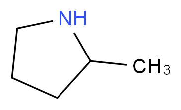 2-methylpyrrolidine_分子结构_CAS_765-38-8