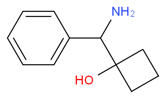 1-(AMino(phenyl)Methyl)cyclobutanol_分子结构_CAS_1378861-46-1)