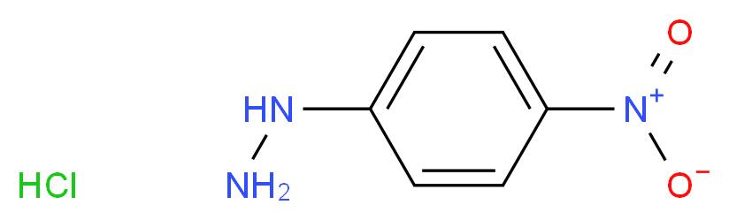 (4-Nitrophenyl)hydrazine hydrochloride_分子结构_CAS_636-99-7)