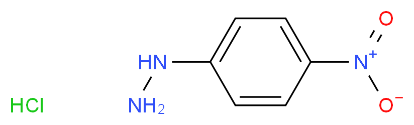 (4-nitrophenyl)hydrazine hydrochloride_分子结构_CAS_636-99-7