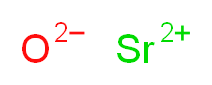 STRONTIUM OXIDE (MONO)_分子结构_CAS_1314-11-0)