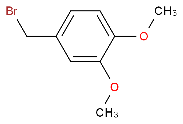 4-(Bromomethyl)-1,2-dimethoxybenzene_分子结构_CAS_21852-32-4)