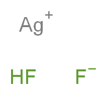 silver(1+) ion fluoride hydrofluoride_分子结构_CAS_12249-52-4