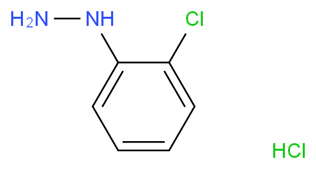 2-氯苯基肼 盐酸盐_分子结构_CAS_41052-75-9)