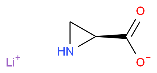 L-氮丙啶-2-羧酸锂_分子结构_CAS_67413-27-8)