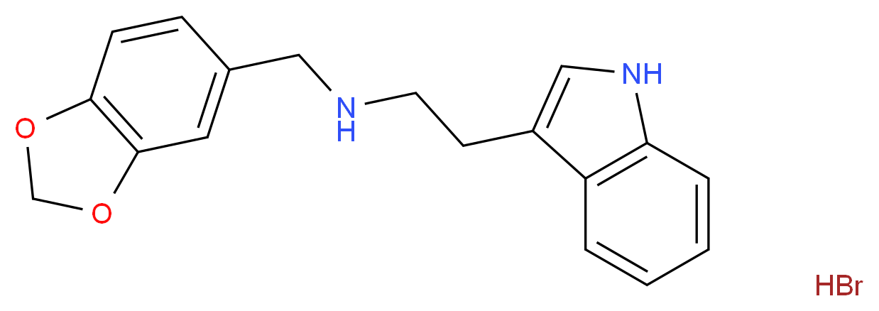 Benzo[1,3]dioxol-5-ylmethyl-[2-(1H-indol-3-yl)-ethyl]-amine hydrobromide_分子结构_CAS_)