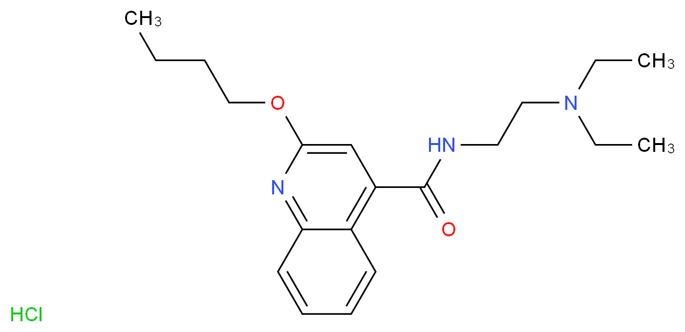 DIBUCAINE HYDROCHLORIDE_分子结构_CAS_61-12-1)