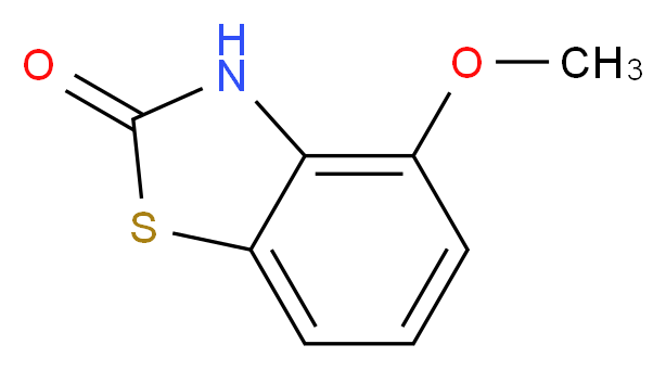 4-methoxy-2,3-dihydro-1,3-benzothiazol-2-one_分子结构_CAS_80567-66-4