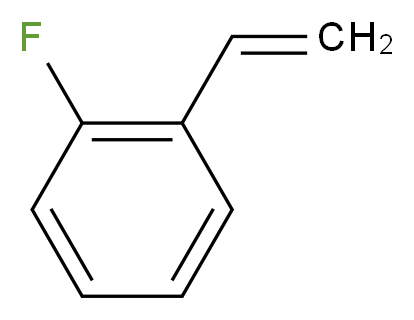 1-ethenyl-2-fluorobenzene_分子结构_CAS_394-46-7