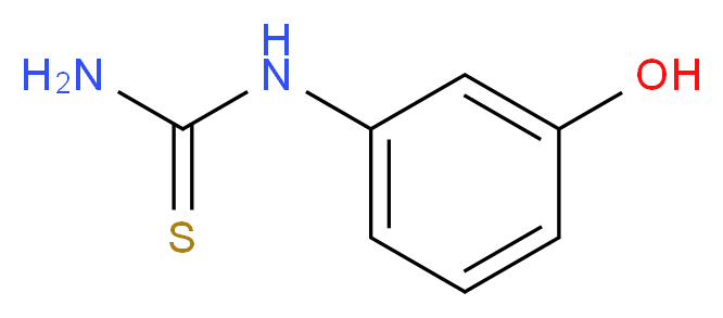 (3-hydroxyphenyl)thiourea_分子结构_CAS_3394-05-6