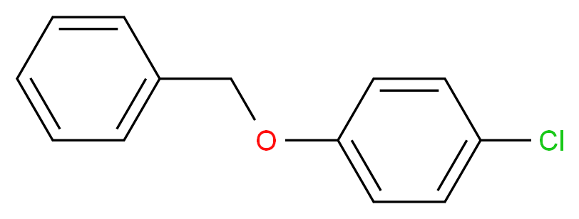 1-Benzyloxy-4-chlorobenzene_分子结构_CAS_)
