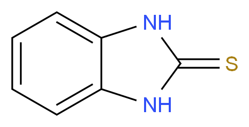 2,3-dihydro-1H-1,3-benzodiazole-2-thione_分子结构_CAS_583-39-1