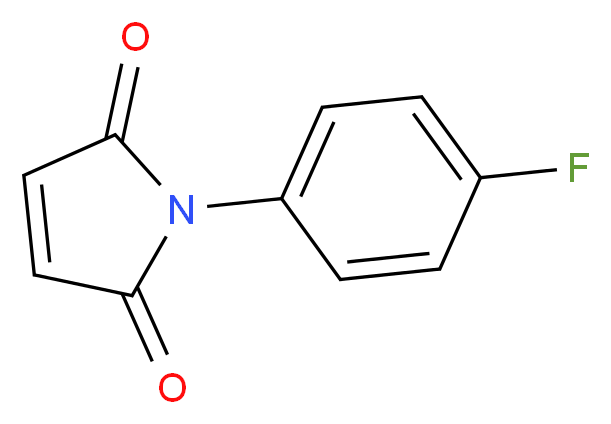 N-(4-Fluoro-phenyl)maleimide_分子结构_CAS_6633-22-3)