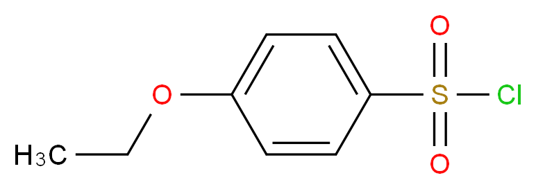 4-ethoxybenzene-1-sulfonyl chloride_分子结构_CAS_1132-17-8