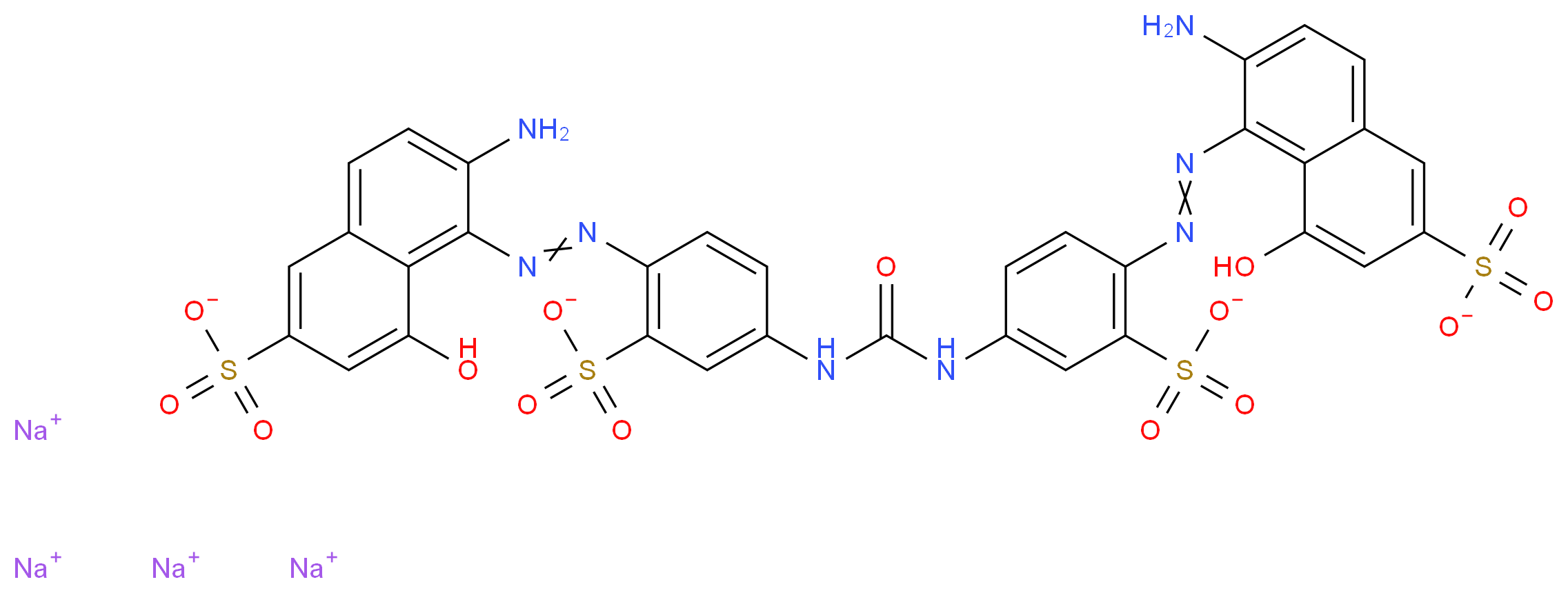 DIRECT RED 75_分子结构_CAS_2829-43-8)