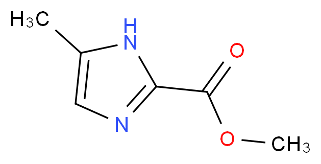 methyl 5-methyl-1H-imidazole-2-carboxylate_分子结构_CAS_40253-45-0