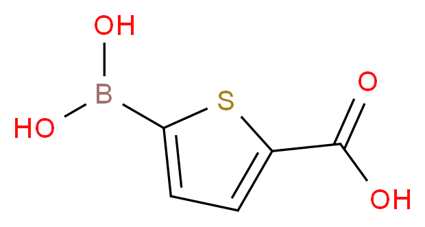 2-Carboxythiophene-5-boronic acid_分子结构_CAS_465515-31-5)