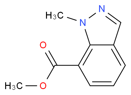 methyl 1-methyl-1H-indazole-7-carboxylate_分子结构_CAS_1092351-84-2