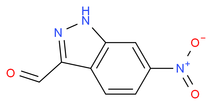 6-NITRO-1H-INDAZOLE-3-CARBOXALDEHYDE_分子结构_CAS_315203-37-3)