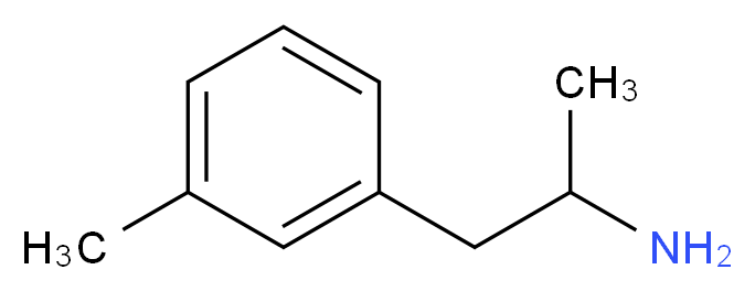 1-(3-methylphenyl)propan-2-amine_分子结构_CAS_77083-25-1