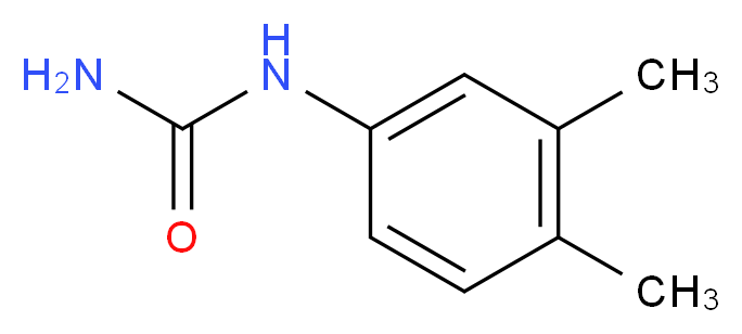 N-(3,4-dimethylphenyl)urea_分子结构_CAS_114-79-4)