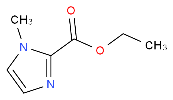 Ethyl 1-methyl-1H-imidazole-2-carboxylate_分子结构_CAS_30148-21-1)