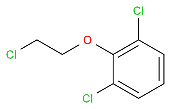 1,3-Dichloro-2-(2-chloro-ethoxy)-benzene_分子结构_CAS_53491-29-5)