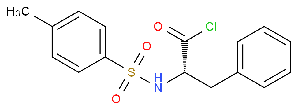 (2S)-2-(4-methylbenzenesulfonamido)-3-phenylpropanoyl chloride_分子结构_CAS_29739-88-6