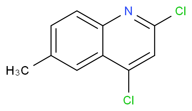 2,4-Dichloro-6-methylquinoline_分子结构_CAS_102878-18-2)