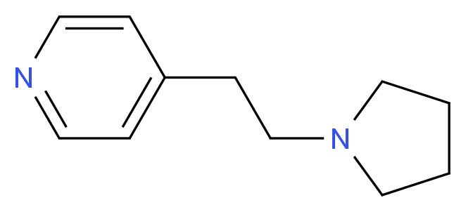 4-(2-Tetrahydro-1H-pyrrol-1-ylethyl)pyridine 97%_分子结构_CAS_67580-65-8)