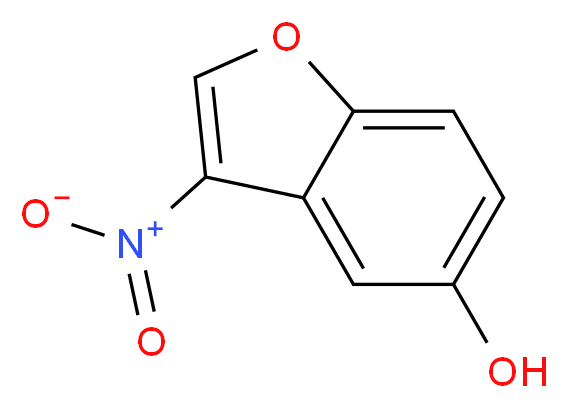 5-Hydroxy-3-nitrobenzo[b]furan 97%_分子结构_CAS_126318-27-2)