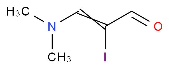 3-(dimethylamino)-2-iodoprop-2-enal_分子结构_CAS_1228184-62-0