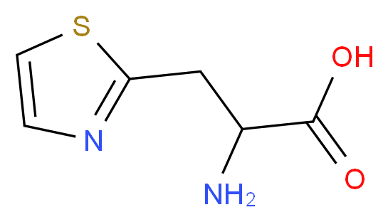 &beta;-(2-THIAZOLYL)-DL-ALANINE_分子结构_CAS_1596-65-2)