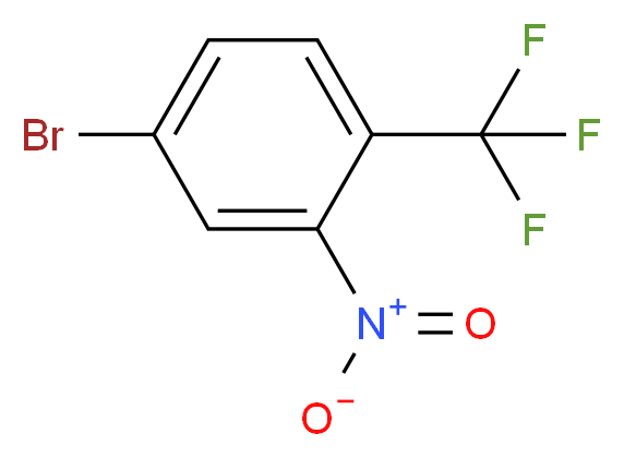 4-bromo-2-nitro-1-(trifluoromethyl)benzene_分子结构_CAS_251115-21-6