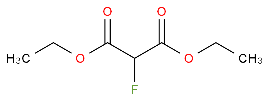 氟丙二酸二乙酯_分子结构_CAS_685-88-1)