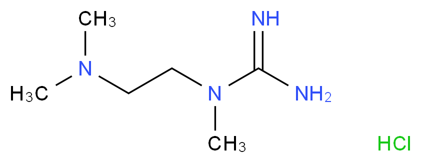 N-(2-Dimethylamino-ethyl)-N-methyl-guanidine hydrochloride_分子结构_CAS_)