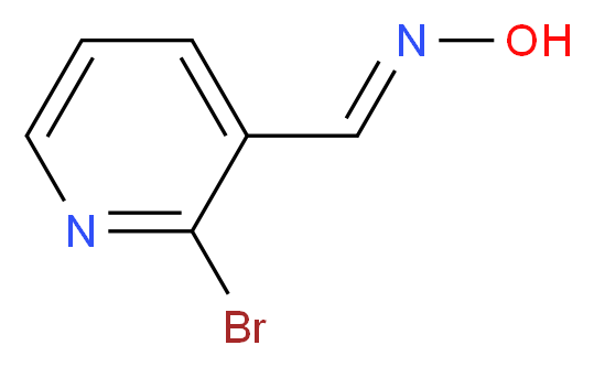 (E)-2-bromonicotinaldehyde oxime_分子结构_CAS_666234-21-5)