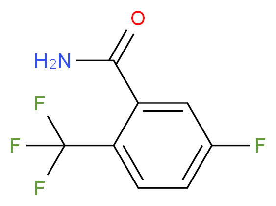 5-Fluoro-2-(trifluoromethyl)benzamide 97%_分子结构_CAS_)