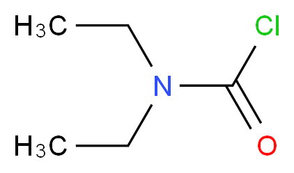 二乙氨基甲酰氯_分子结构_CAS_88-10-8)