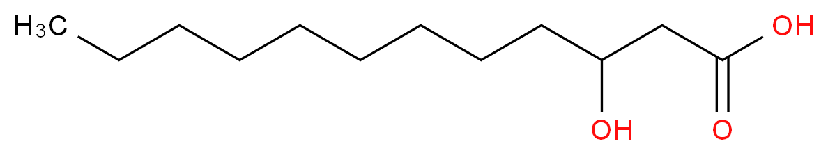 3-hydroxydodecanoic acid_分子结构_CAS_53941-38-1