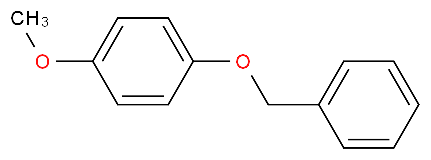 4-Benzyloxyanisole_分子结构_CAS_)