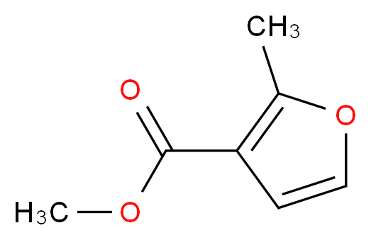 methyl 2-methylfuran-3-carboxylate_分子结构_CAS_6141-58-8