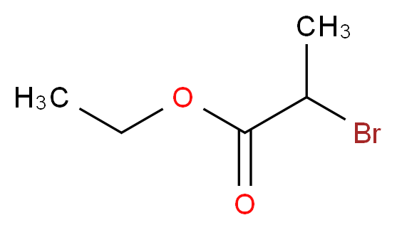 ethyl 2-bromopropanoate_分子结构_CAS_535-11-5