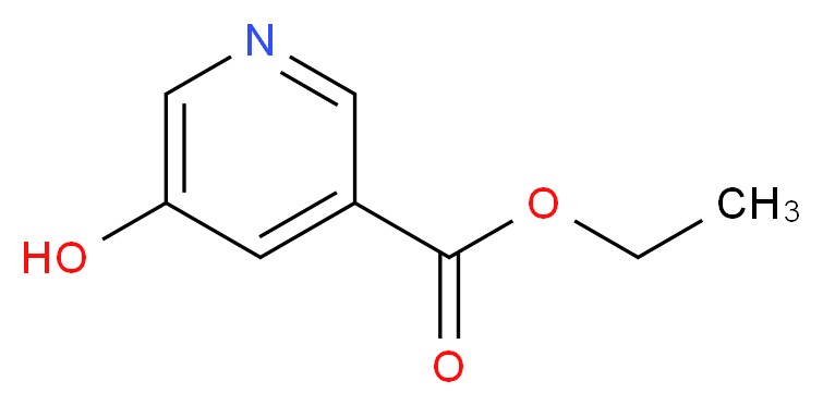 Ethyl 5-hydroxynicotinate_分子结构_CAS_59288-38-9)