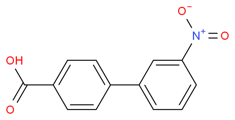 3'-Nitro[1,1'-biphenyl]-4-carboxylic acid_分子结构_CAS_5737-85-9)