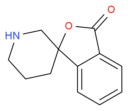 3H-spiro[2-benzofuran-1,3'-piperidine]-3-one_分子结构_CAS_189321-67-3