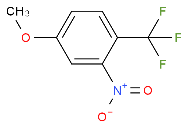 4-Methoxy-2-nitro-1-(trifluoromethyl)benzene_分子结构_CAS_25889-37-6)