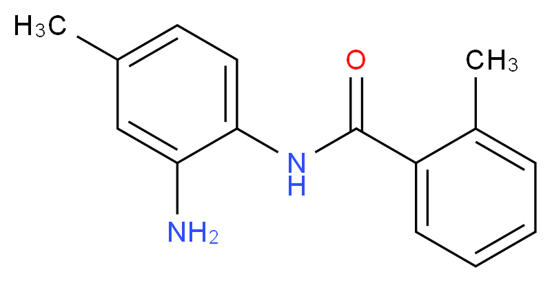 N-(2-amino-4-methylphenyl)-2-methylbenzamide_分子结构_CAS_402577-84-8