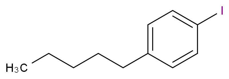 1-碘-4-正戊烷基苯_分子结构_CAS_85017-60-3)